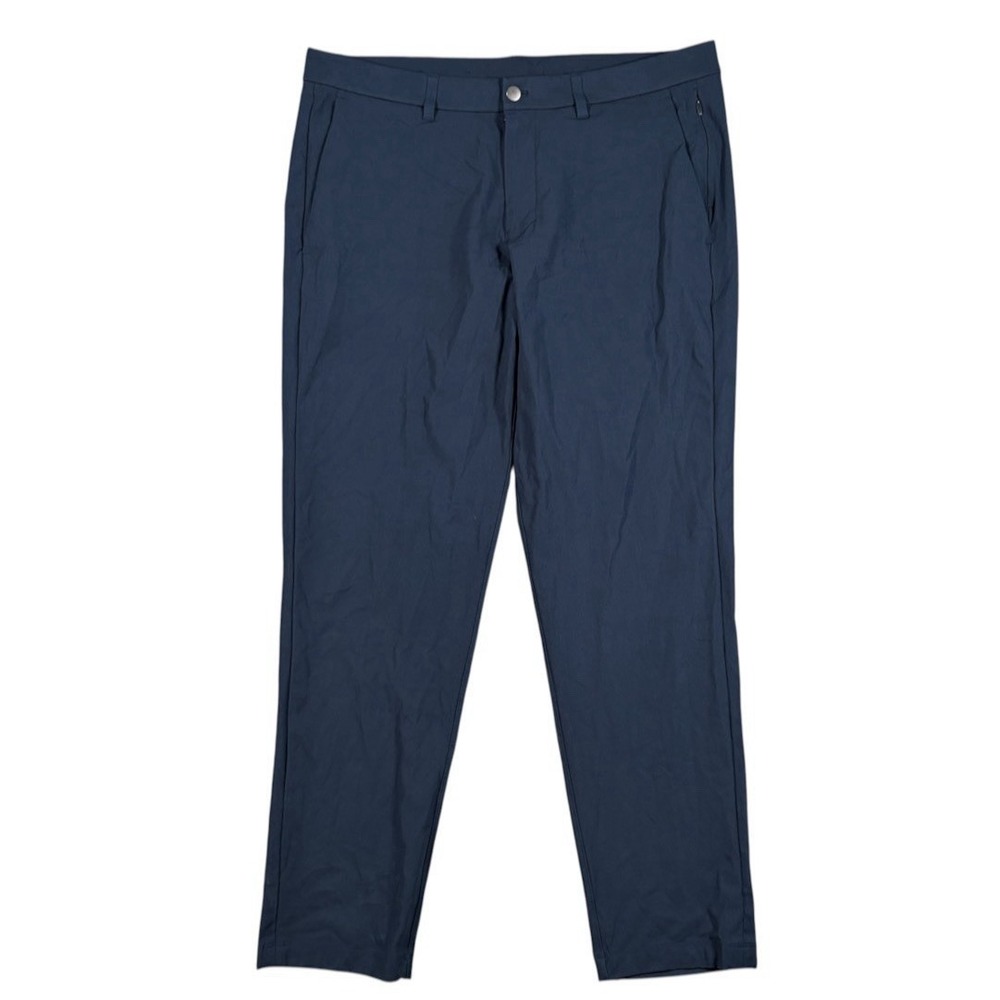 Lululemon Pants Men's 38x31 ABC Commission Chino Slim Fit Warpstreme Navy Gym